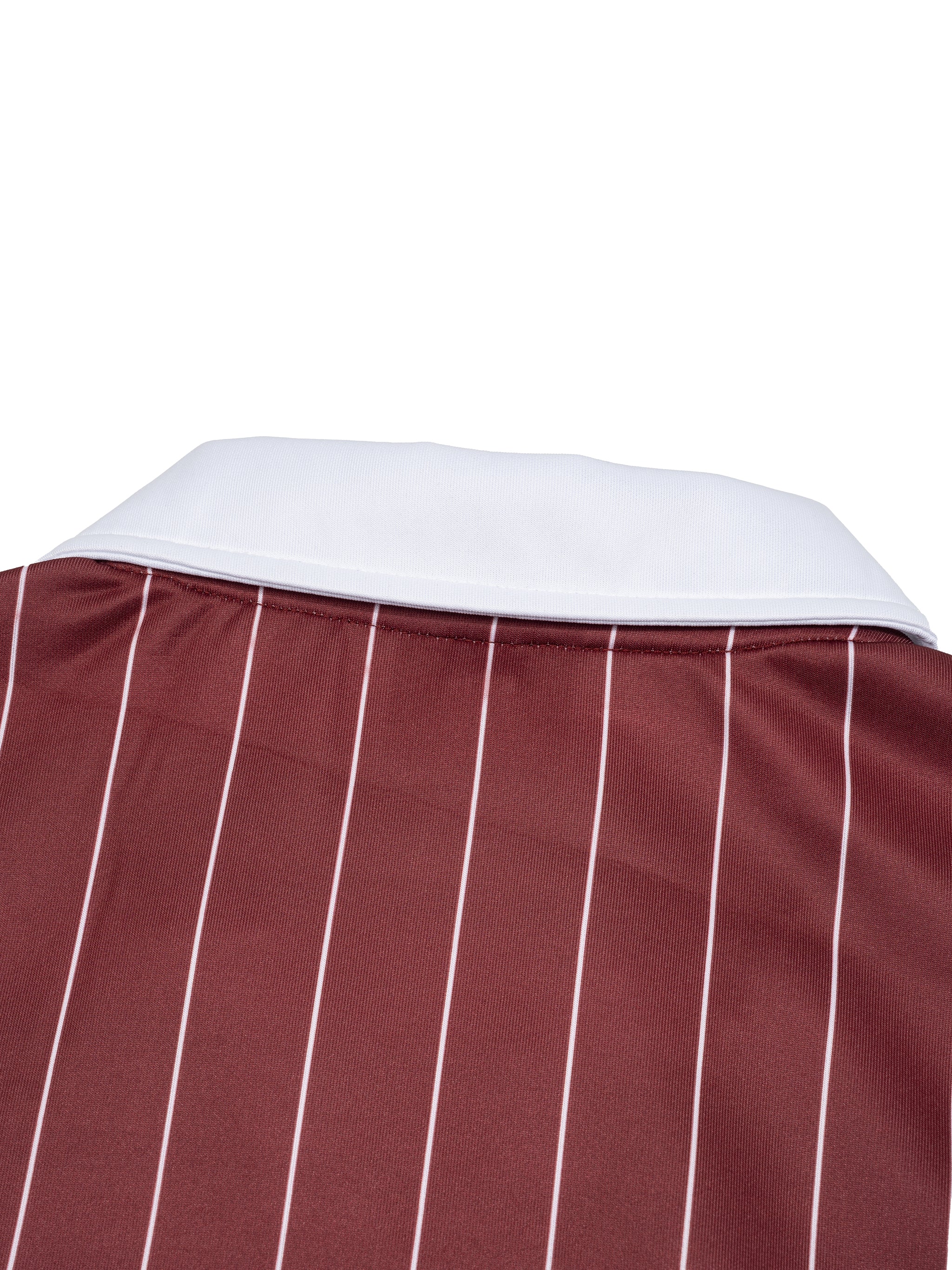 Trixy Corp new logo Pinstripe Collared Soccer Jersey
