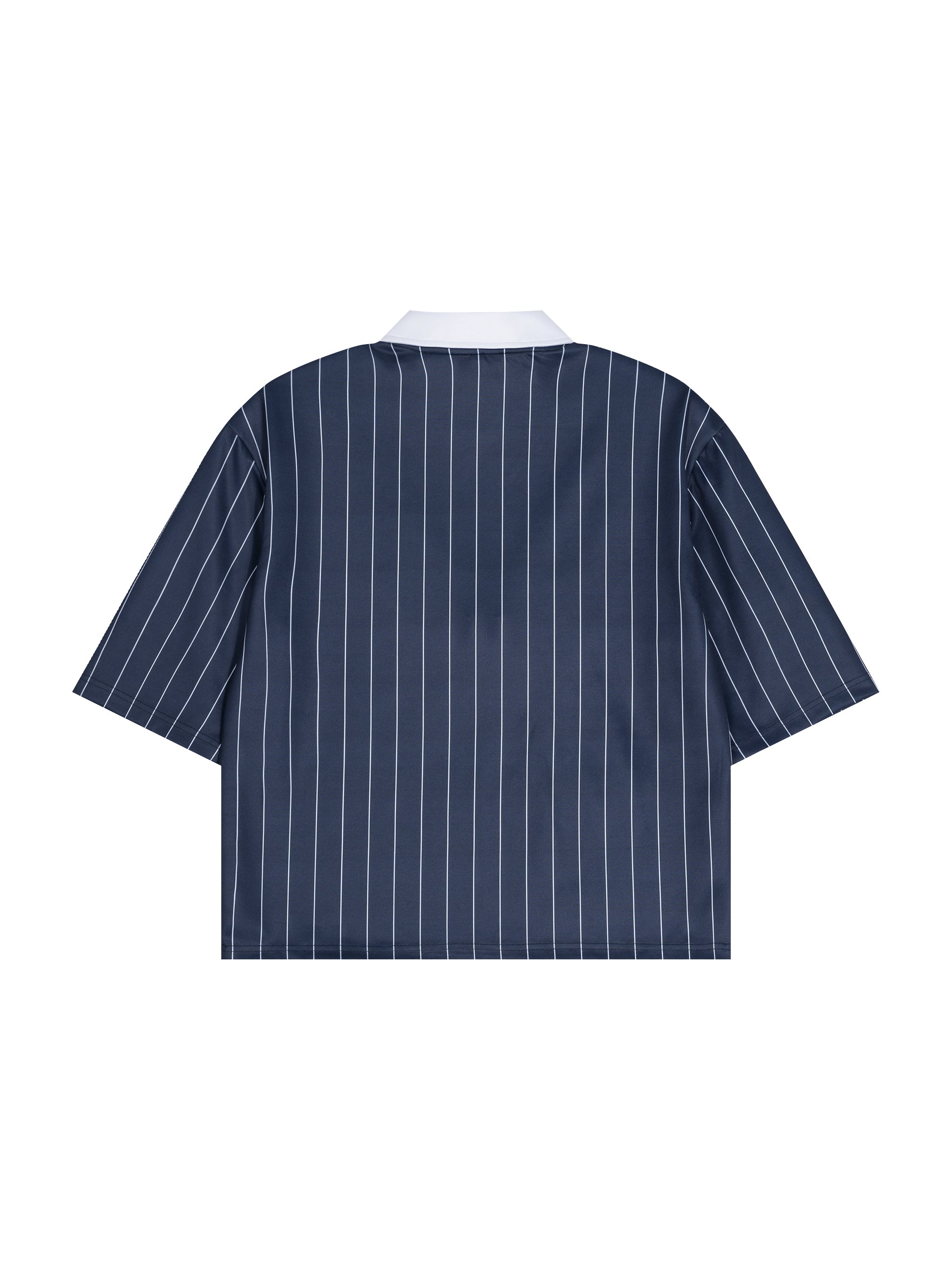 Trixy Corp new logo Pinstripe Collared Soccer Jersey