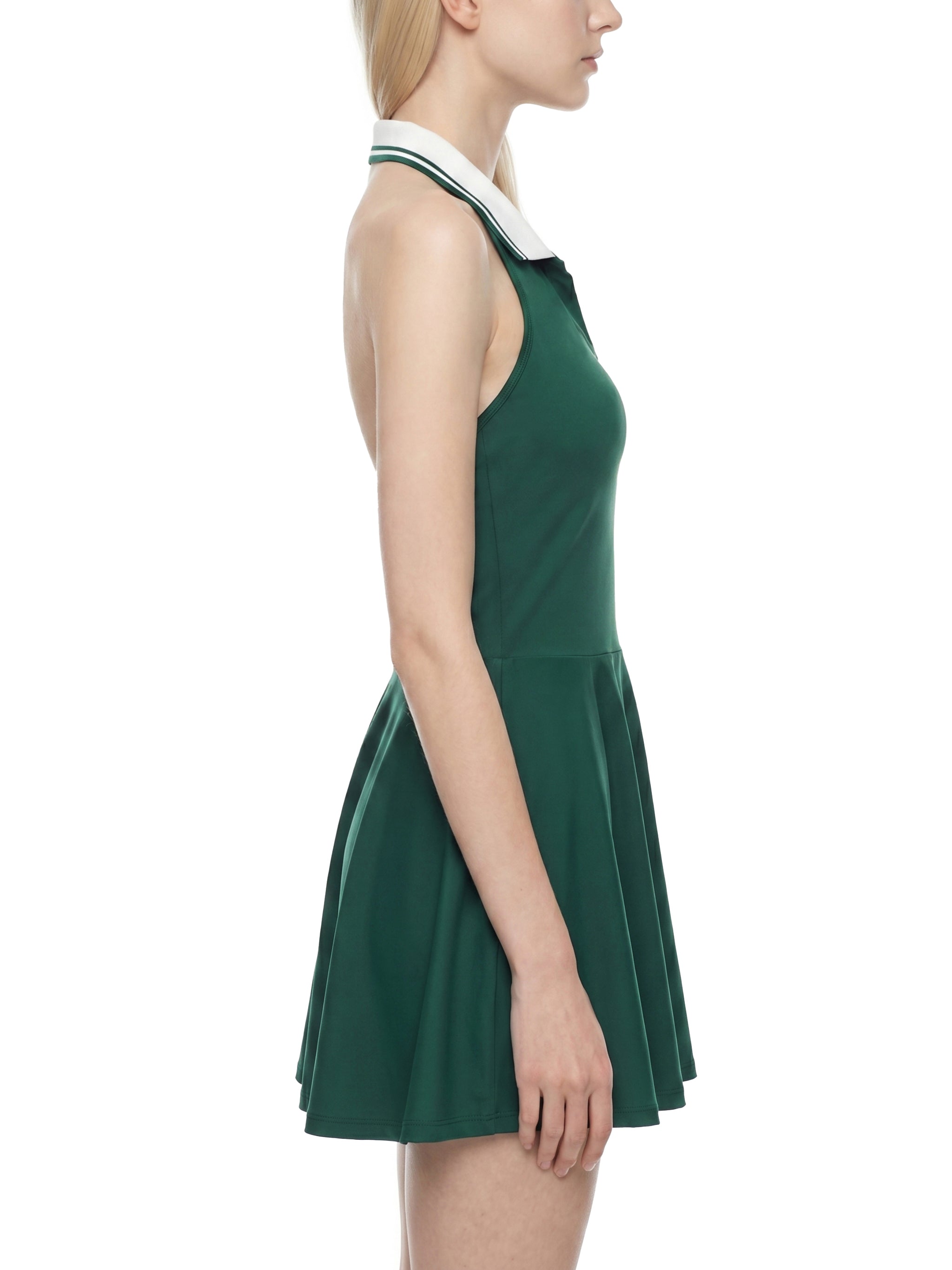 Maison Trixy Women's Collared Halter A-Line Tennis Dress