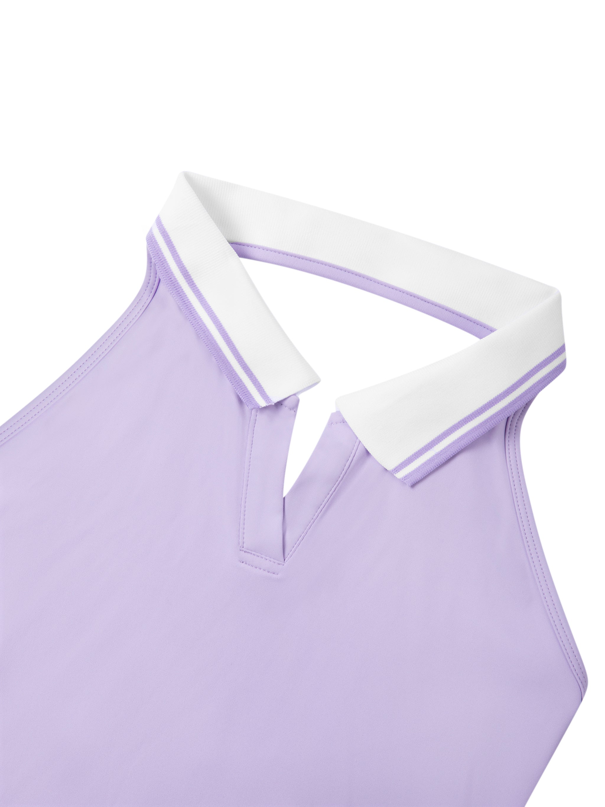 Maison Trixy Women's Collared Halter A-Line Tennis Dress