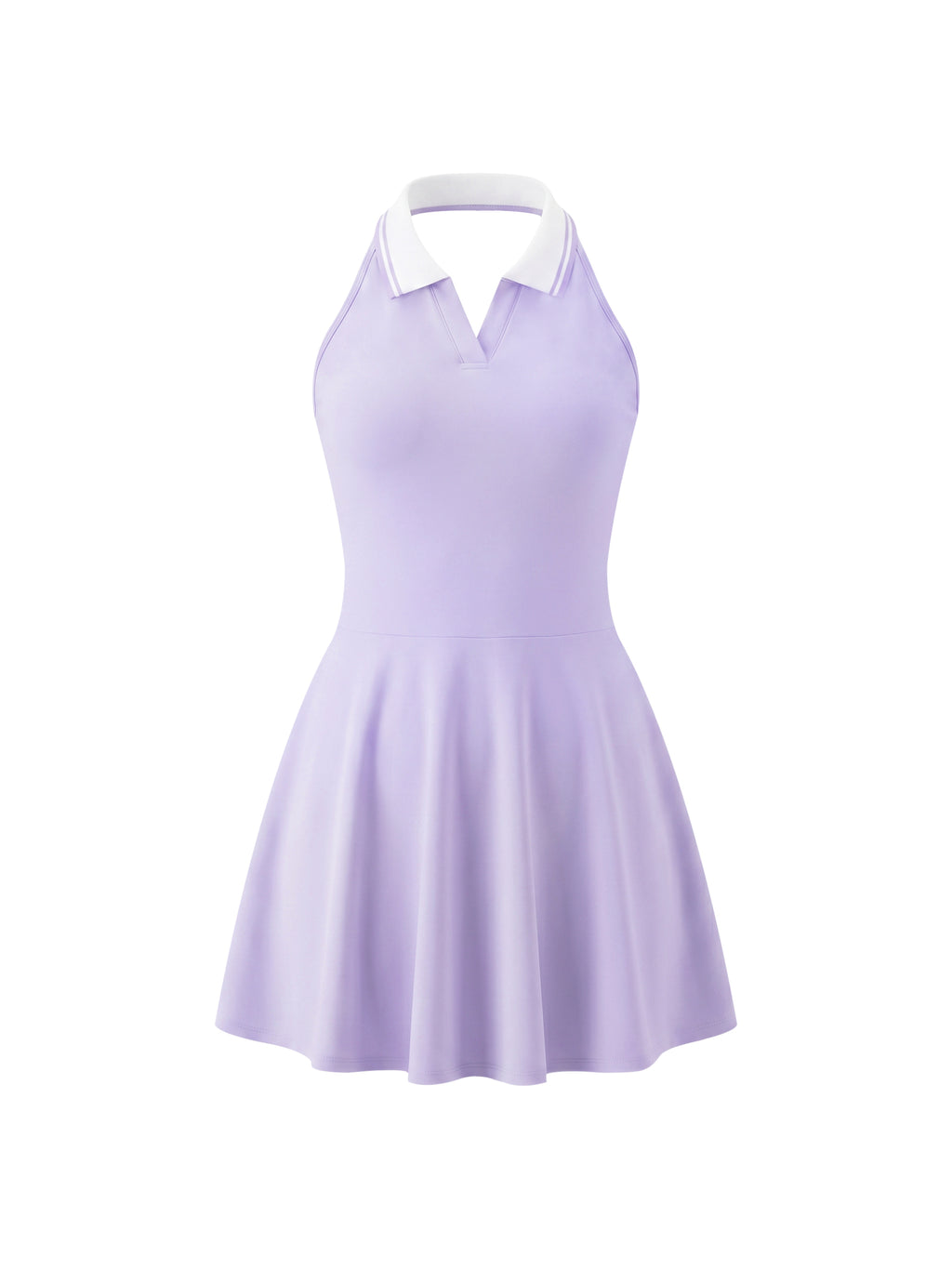 Maison Trixy Women's Collared Halter A-Line Tennis Dress