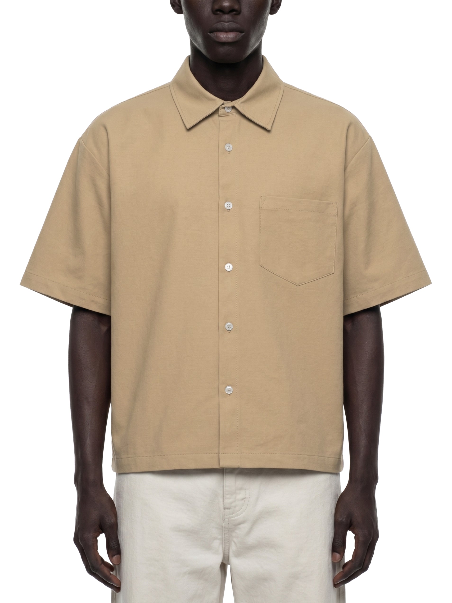 Maison Trixy Boxy Heavyweight Short Sleeve Shirt