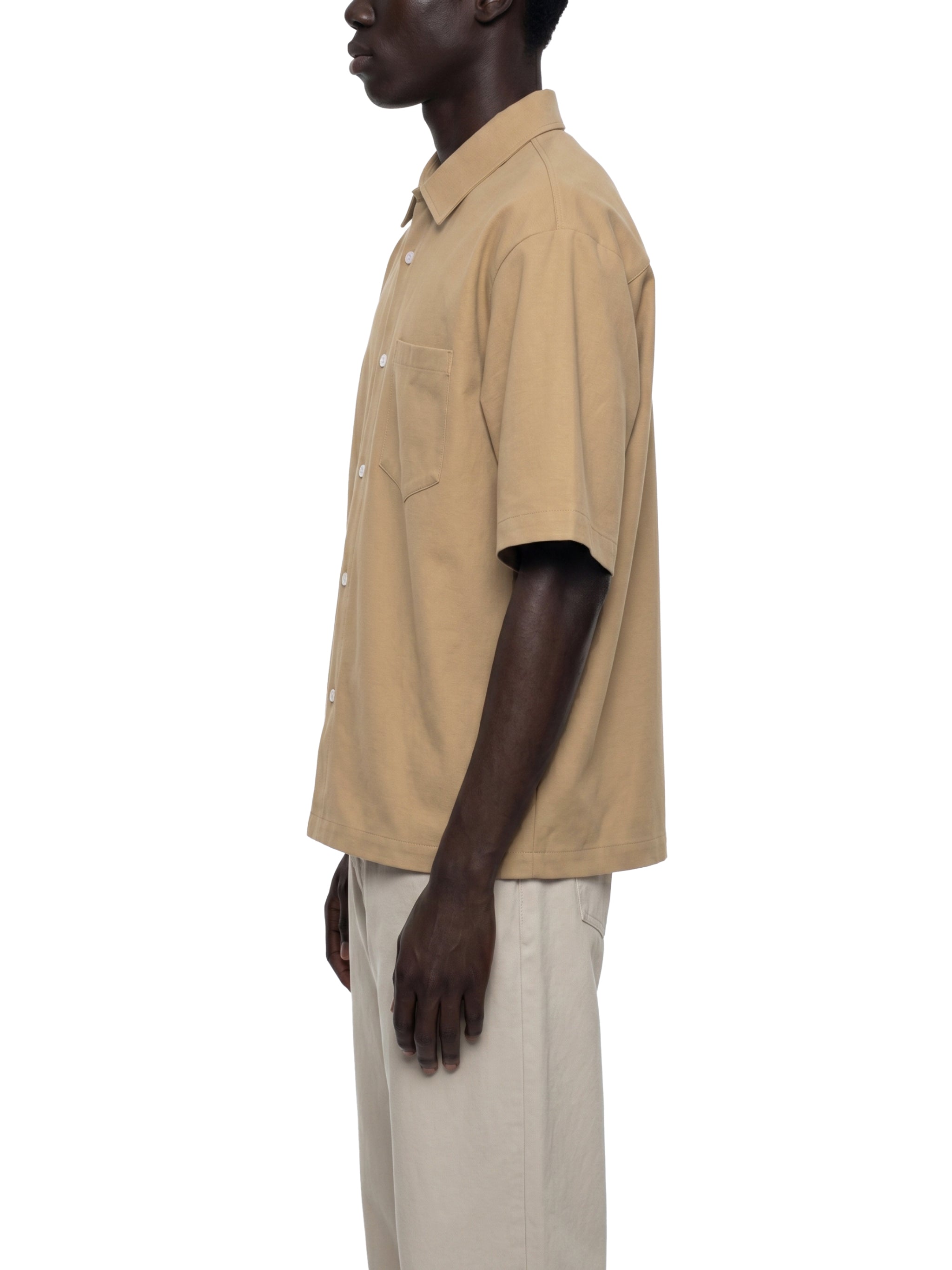 Maison Trixy Boxy Heavyweight Short Sleeve Shirt