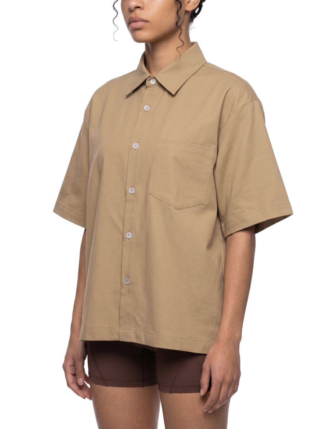 Maison Trixy Boxy Heavyweight Short Sleeve Shirt
