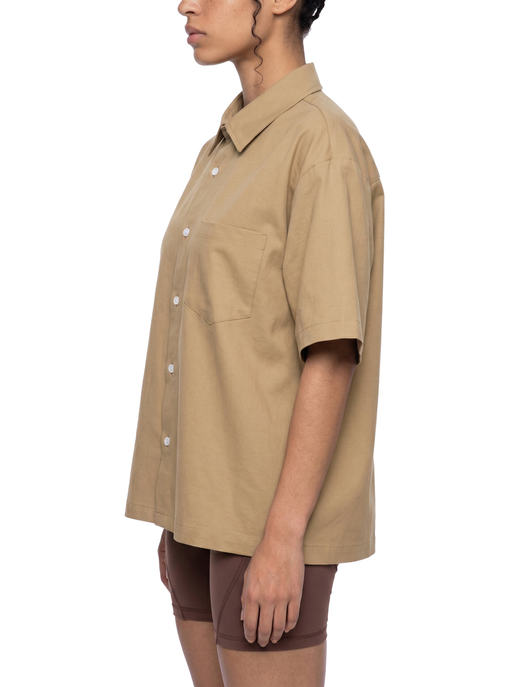 Maison Trixy Boxy Heavyweight Short Sleeve Shirt