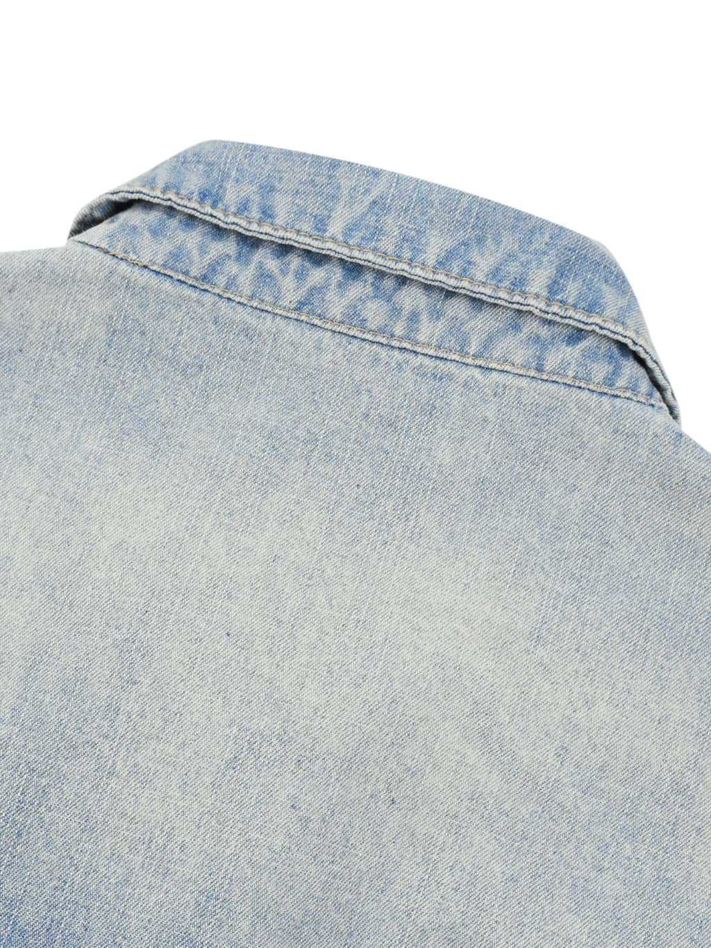 Maison Trixy Vintage Wash Full-Zip Denim Jacket