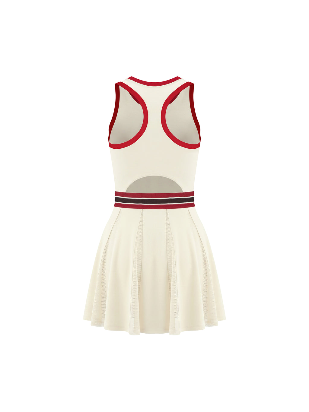 Maison Trixy Women's Color Block A-Line Sleeveless Dress