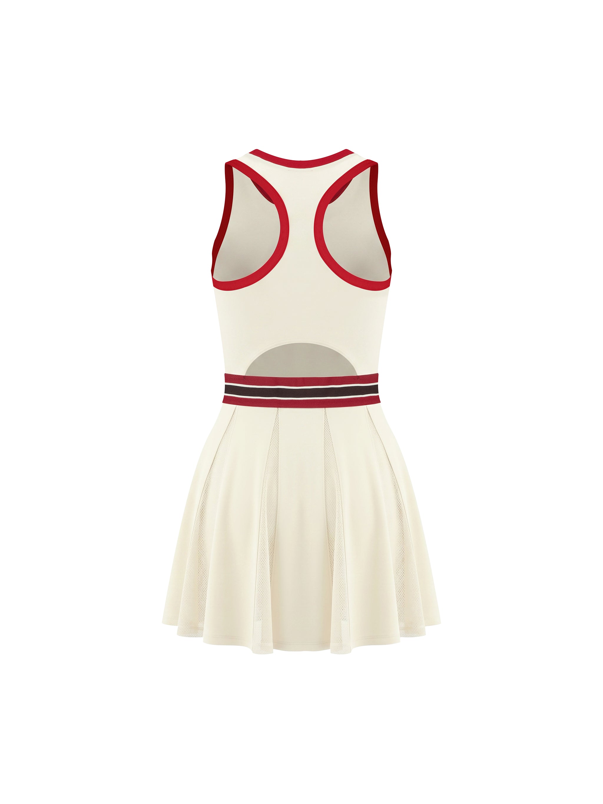 Maison Trixy Women's Color Block A-Line Sleeveless Dress