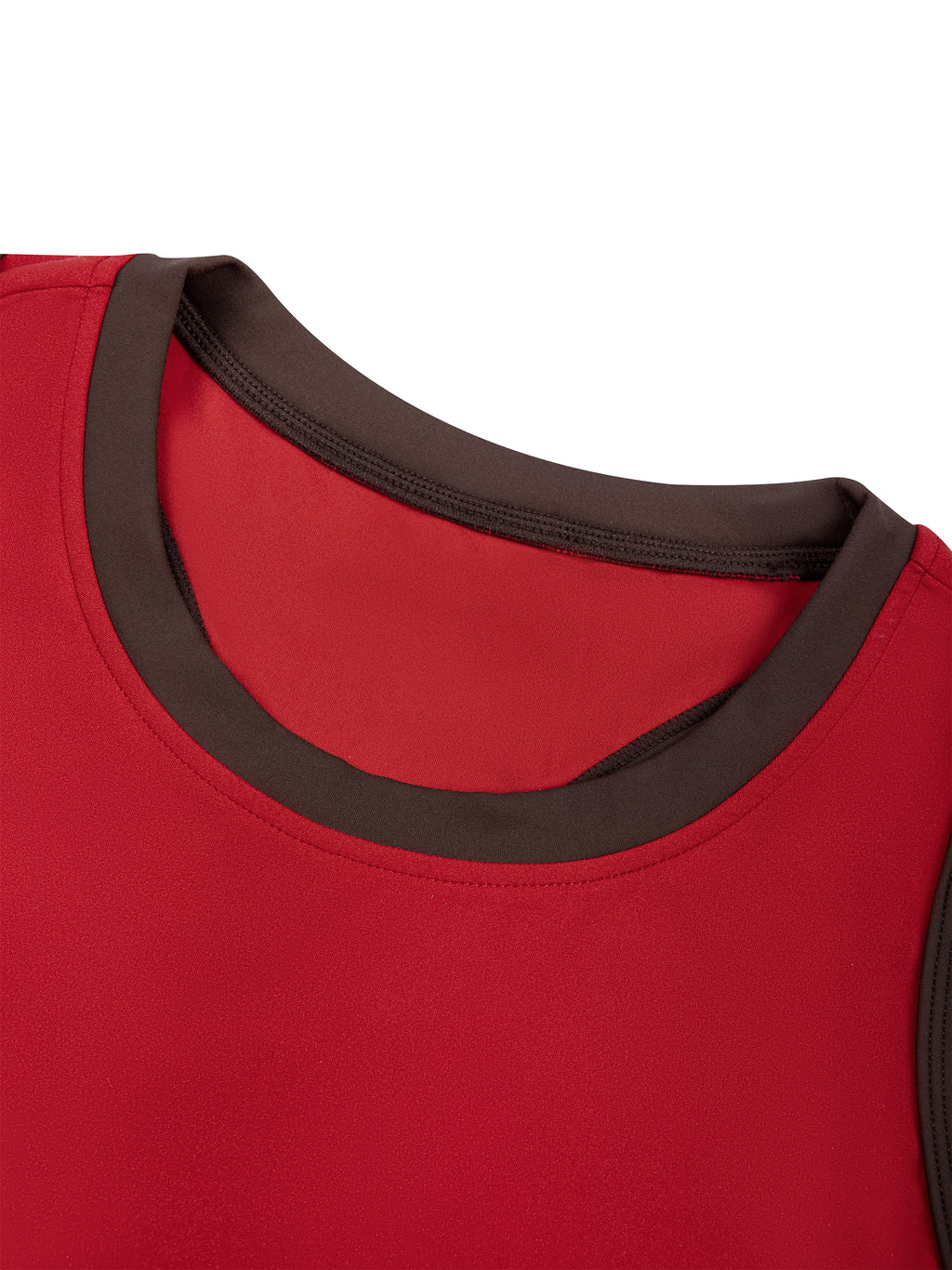 Maison Trixy Women's Color Block A-Line Sleeveless Dress
