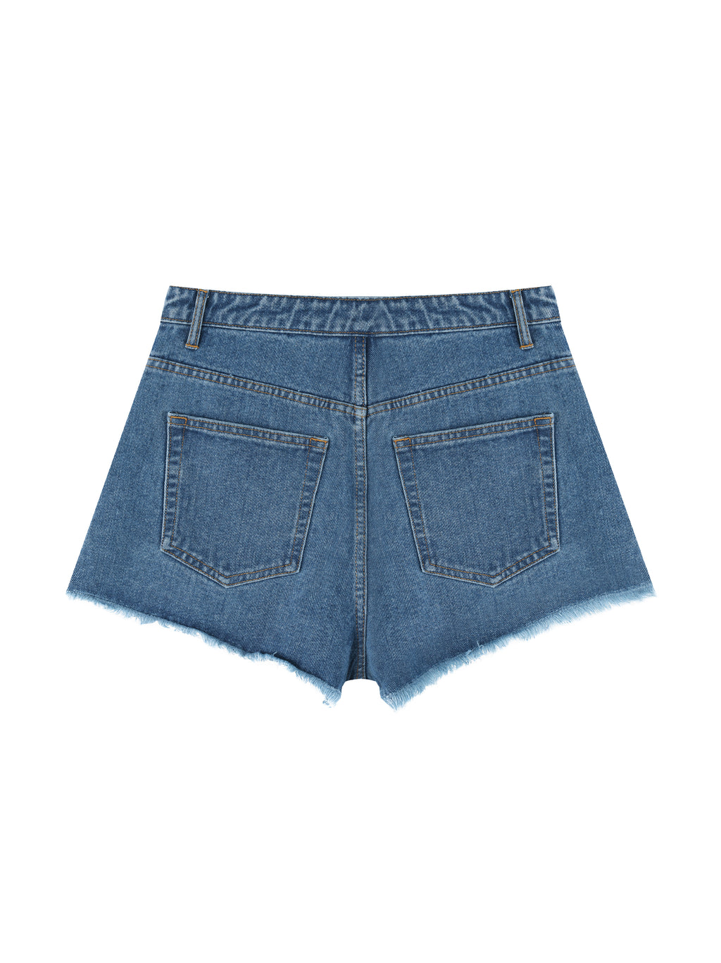 Maison Trixy Women’s Vintage Wash High Rise Denim Shorts