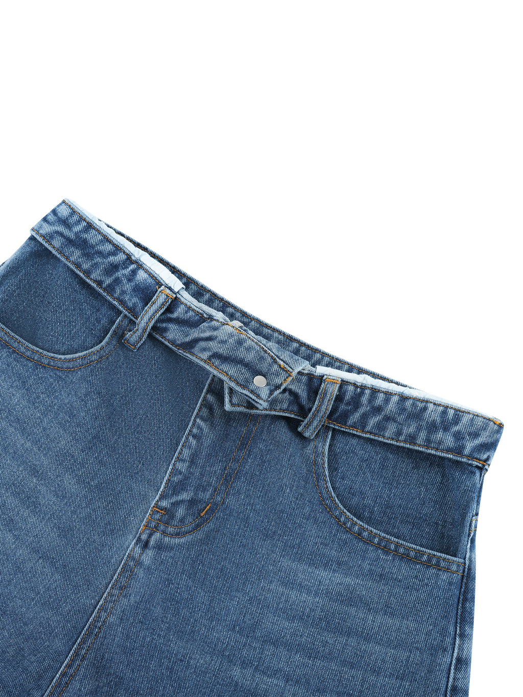 Maison Trixy Women’s Vintage Wash High Rise Denim Shorts