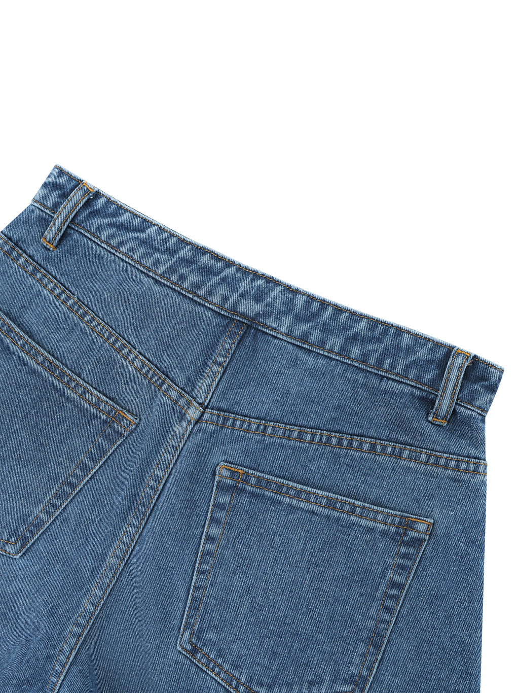 Maison Trixy Women’s Vintage Wash High Rise Denim Shorts