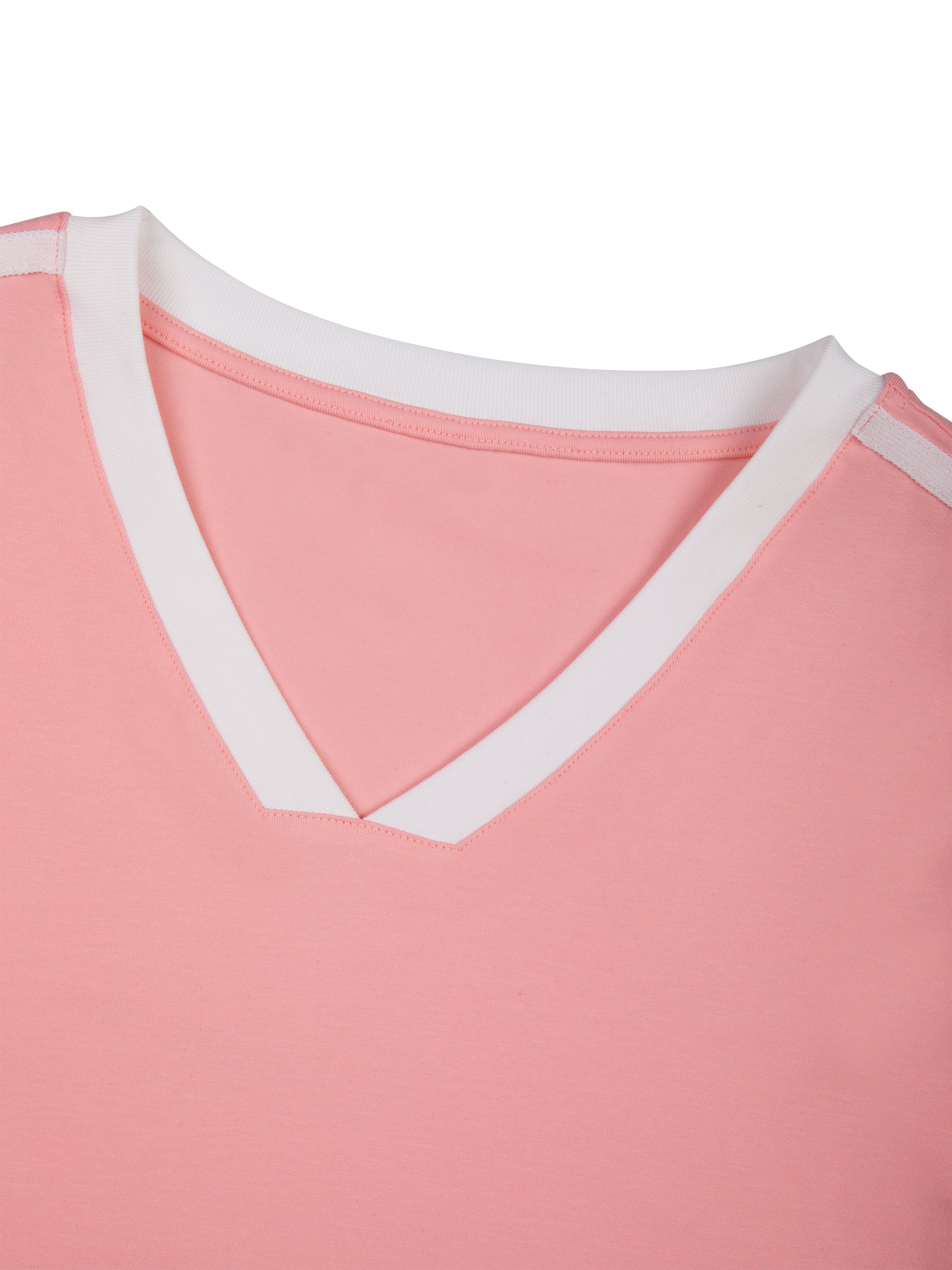 Maison Trixy Women’s Slim Fit Color Block T-Shirt