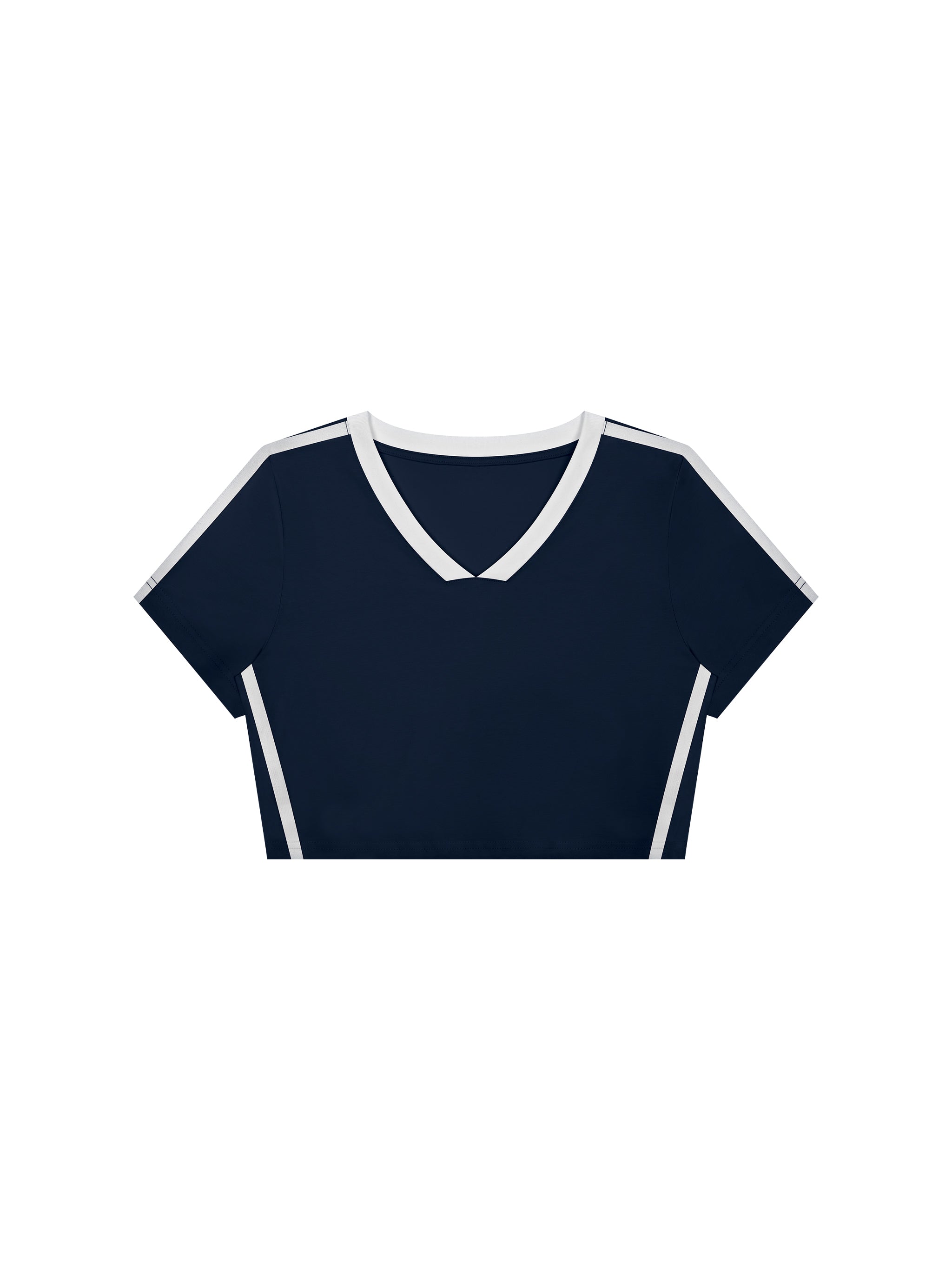 Maison Trixy Women’s Slim Fit Color Block T-Shirt