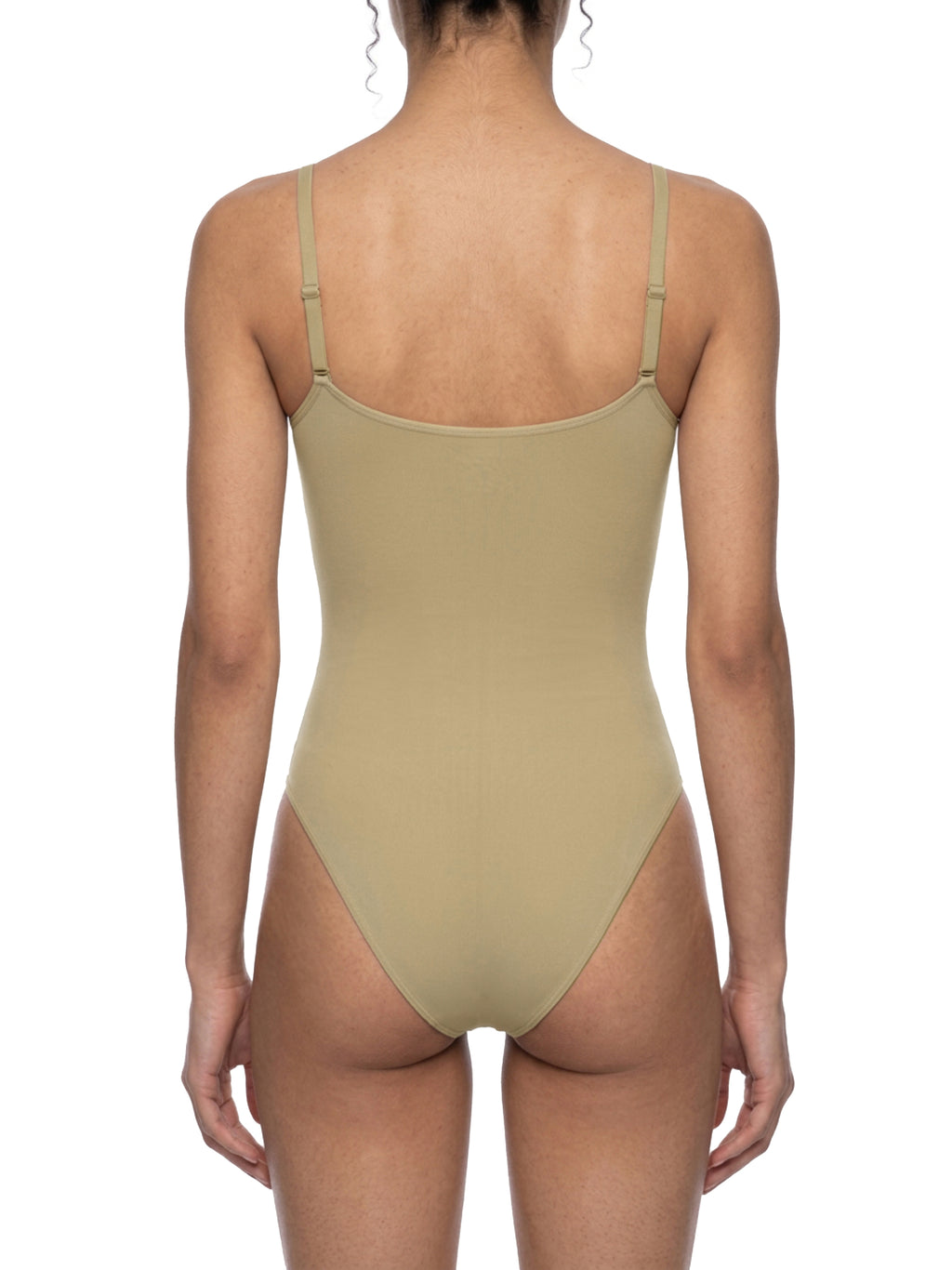 Maison Trixy Women’s Full-Zip Ruched Bodysuit