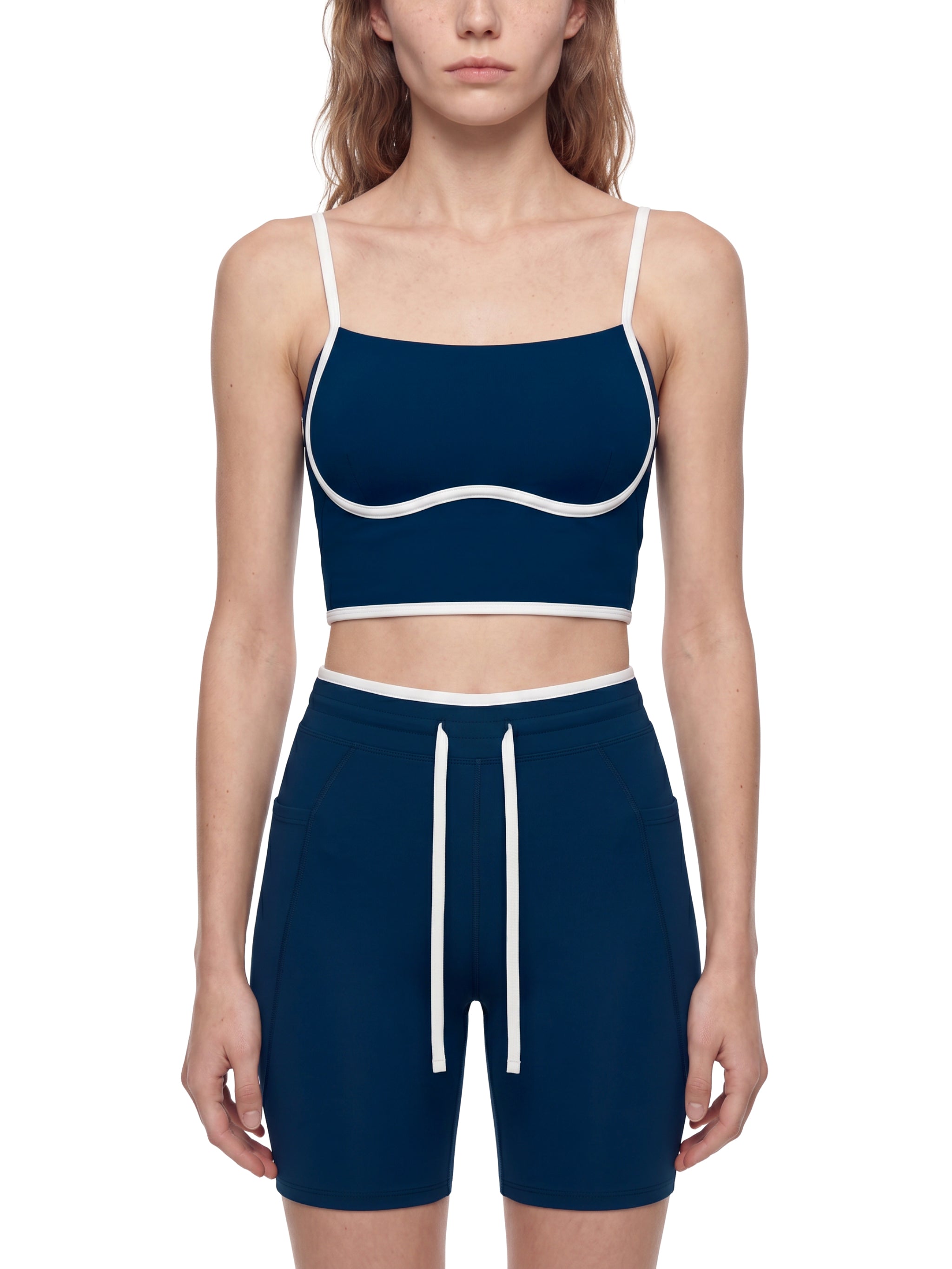 Maison Trixy Women’s Color Block Yoga Sports Bra