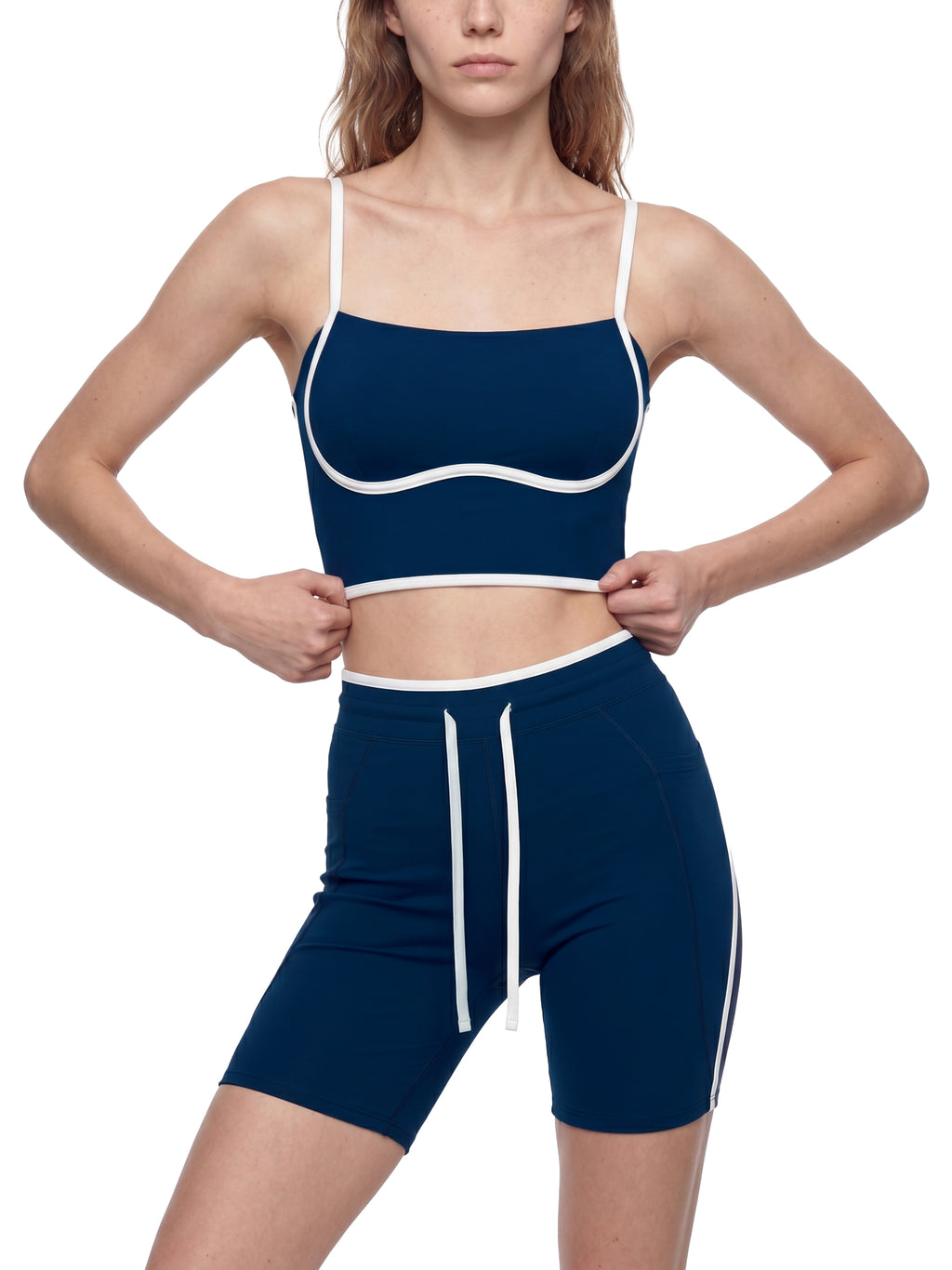 Maison Trixy Women’s Color Block Yoga Sports Bra
