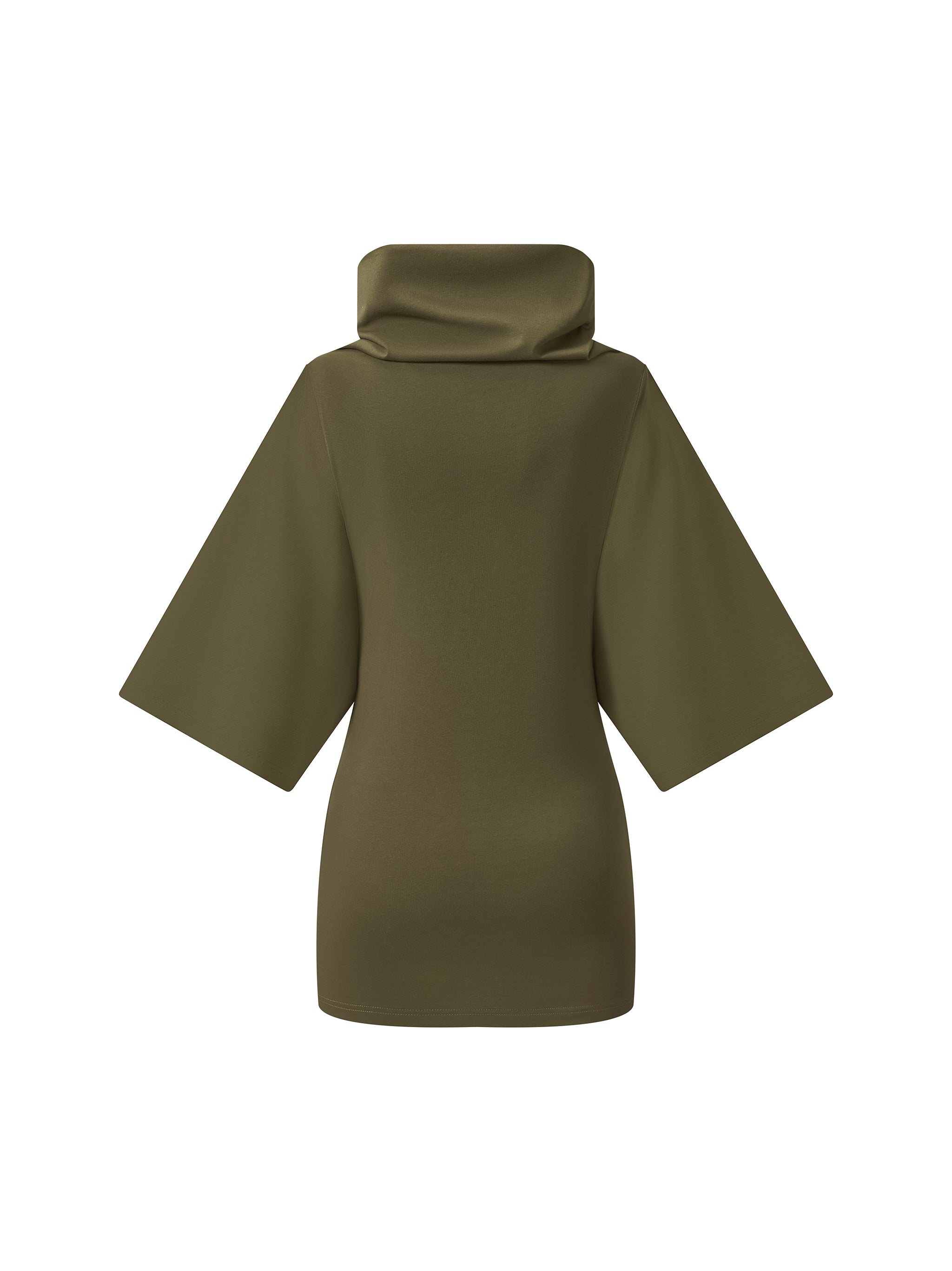 Maison Trixy Women’s Turtleneck Batwing T-Shirt