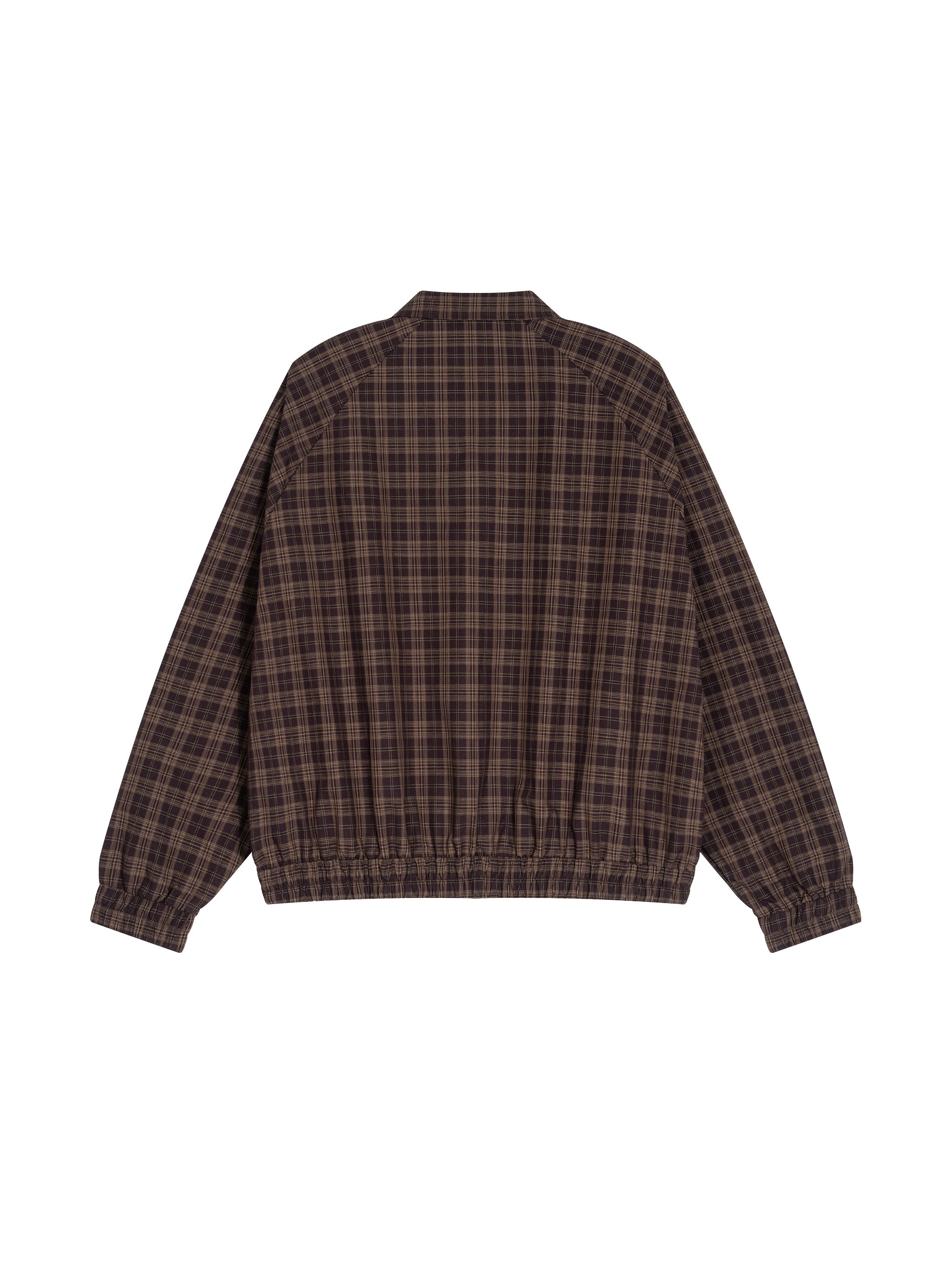 Maison Trixy Unisex Plaid Full-Zip Track Jacket