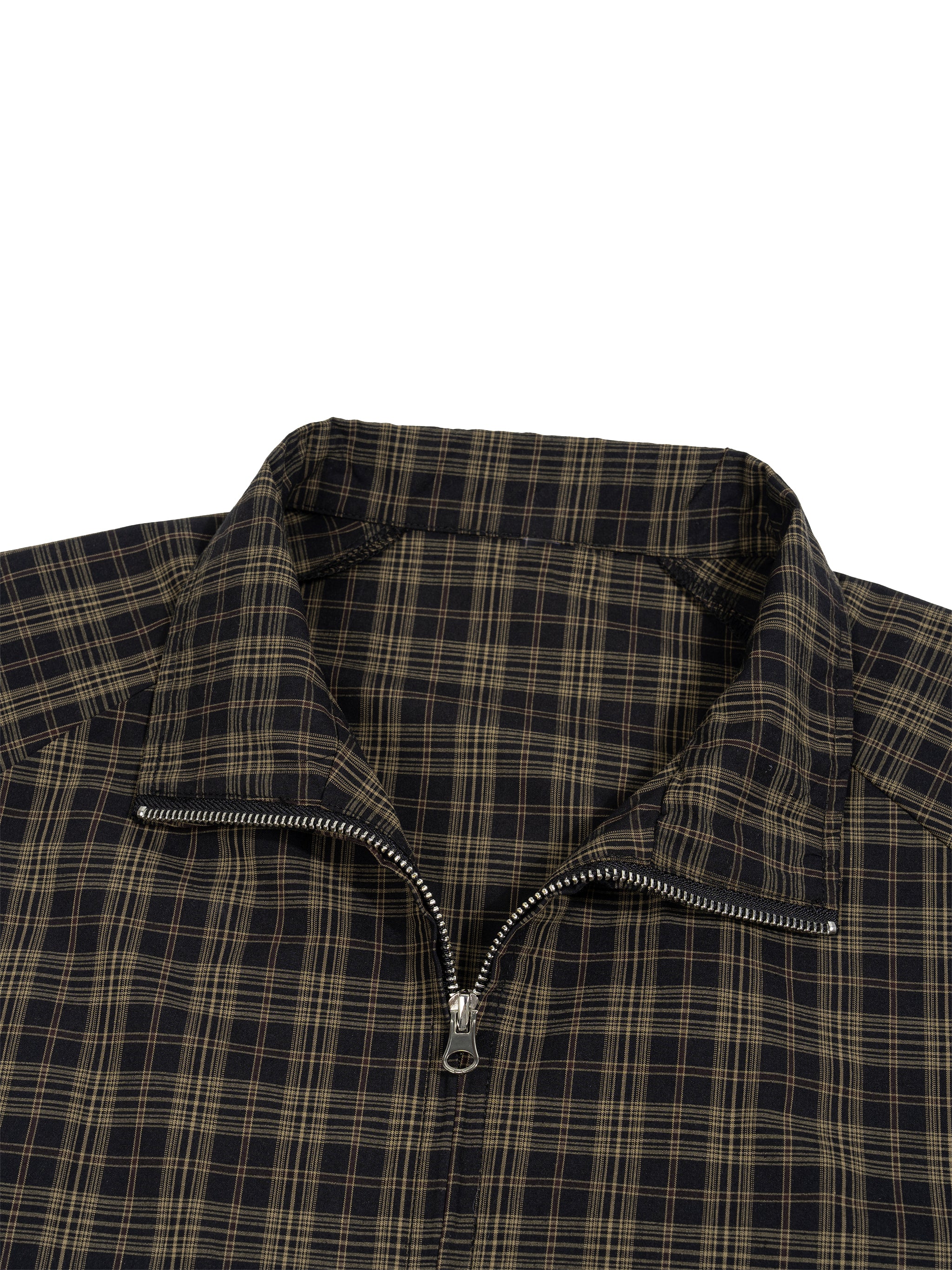 Maison Trixy Unisex Plaid Full-Zip Track Jacket
