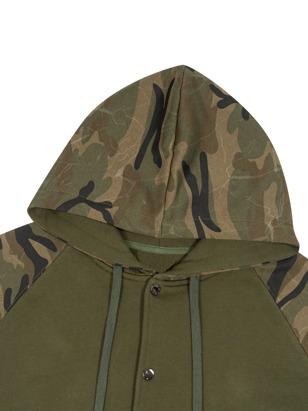 Trixy Corp New logo Camo-Splice Raglan Zip Hoodie