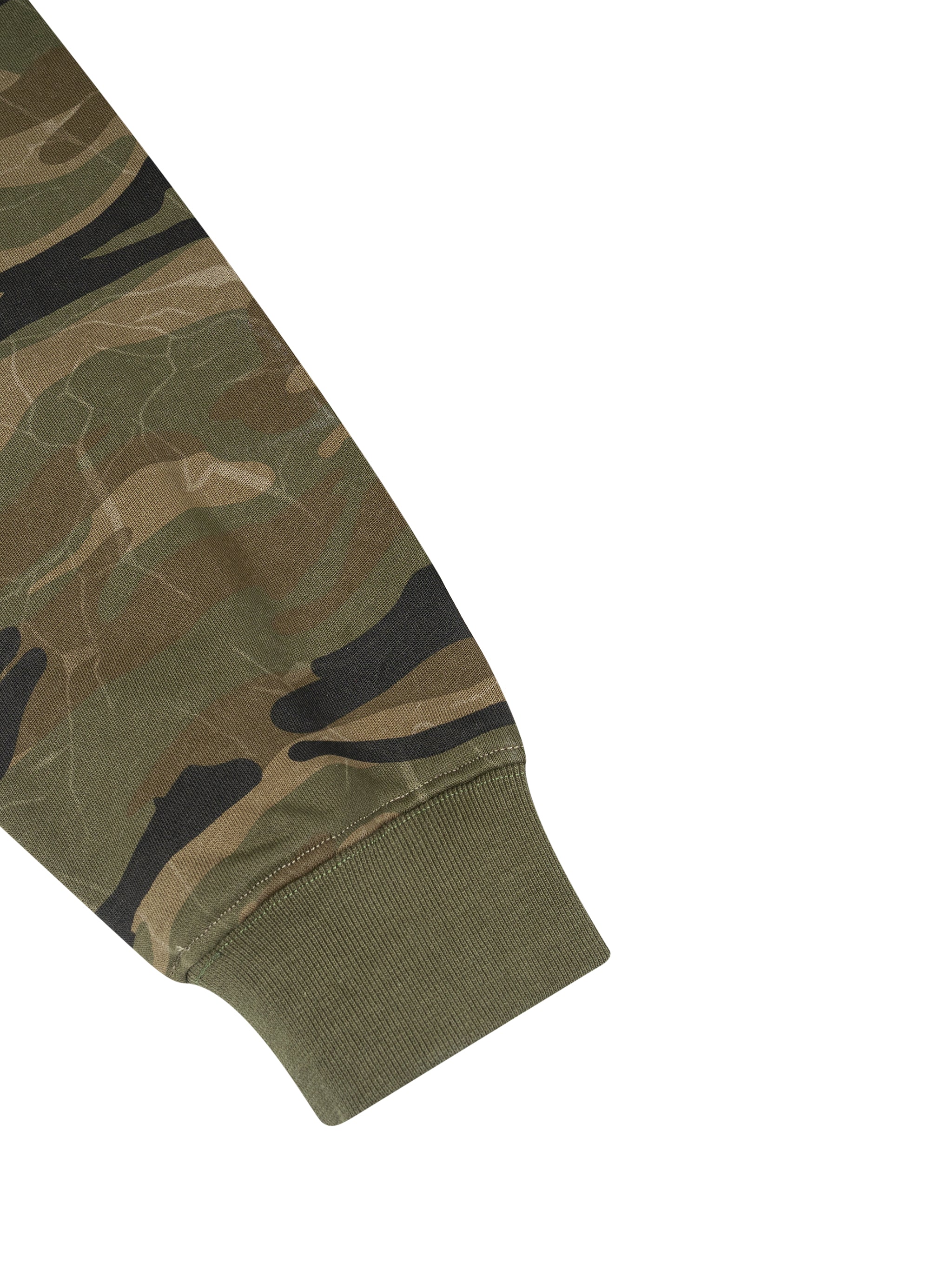 Trixy Corp New logo Camo-Splice Raglan Zip Hoodie