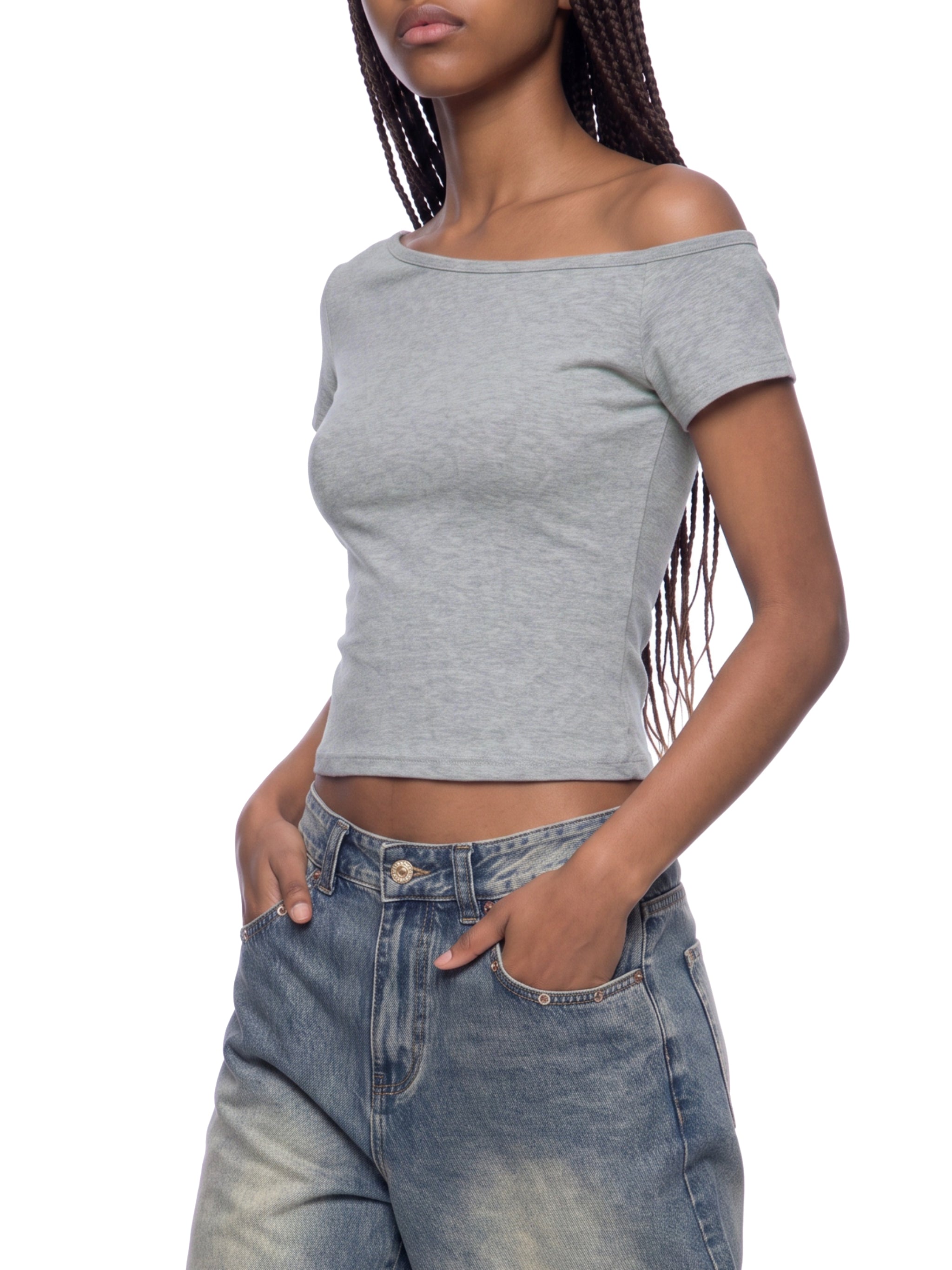 Maison Trixy Women’s Off-the-Shoulder T-Shirt